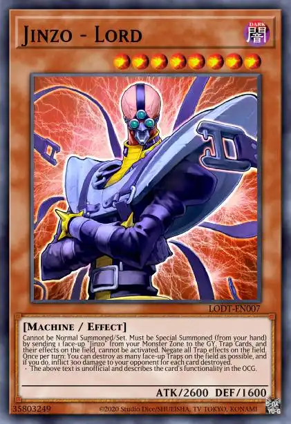 Edison Rulings for Jinzo - Lord